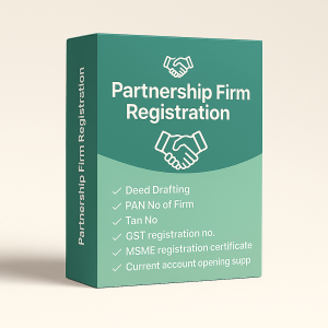 Partnership firm registration