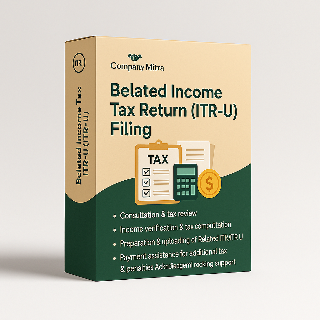 Belated Income Tax Return (ITR-U) Filing