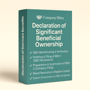 Declaration of Significant Beneficial Ownership (SBO)