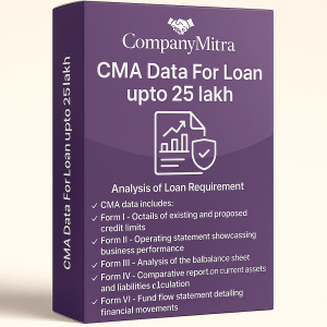 CMA DATA FOR LOAN UPTO 25 LAKH
