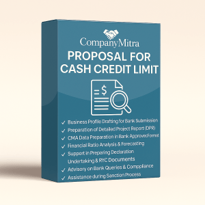 Proposal for Cash credit limit